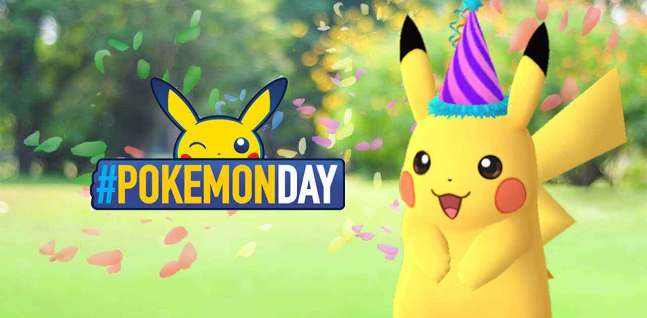 Pokemon GO Celebrates Pokemon Day By Giving Festive Pikachu Wearing Party Hats