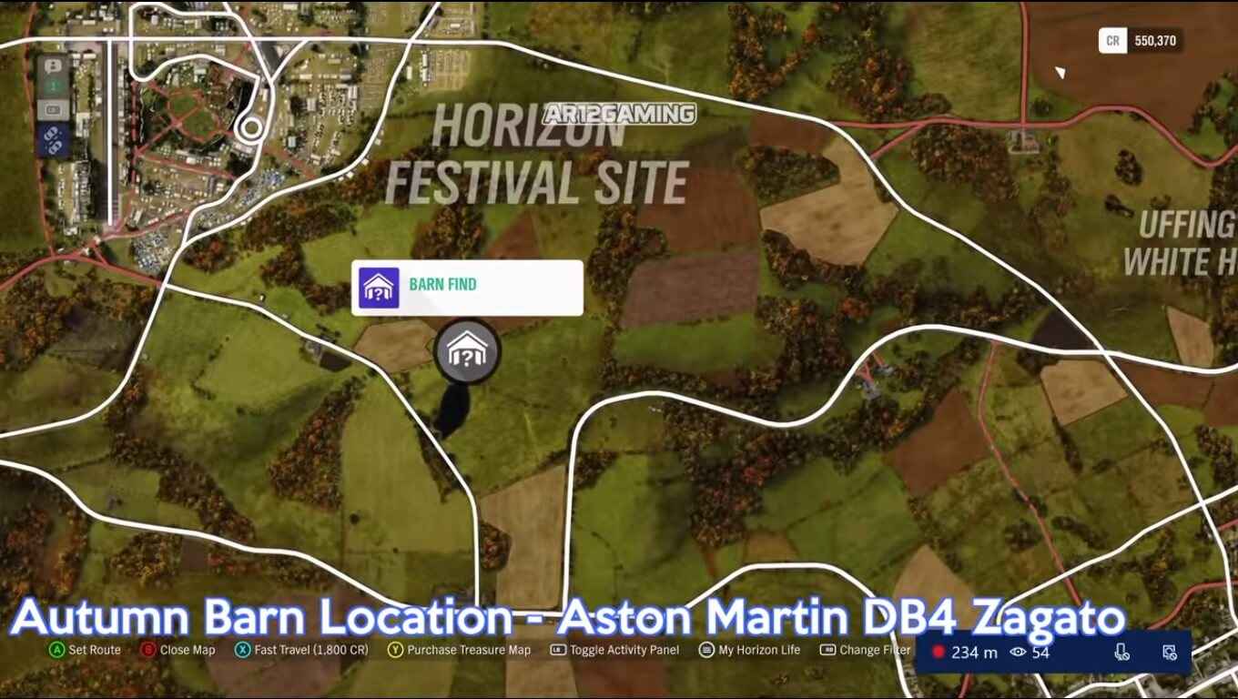 forza horizon 4 barn finds map