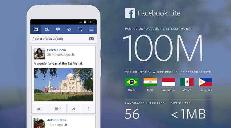 Facebook Lite App Data Savings