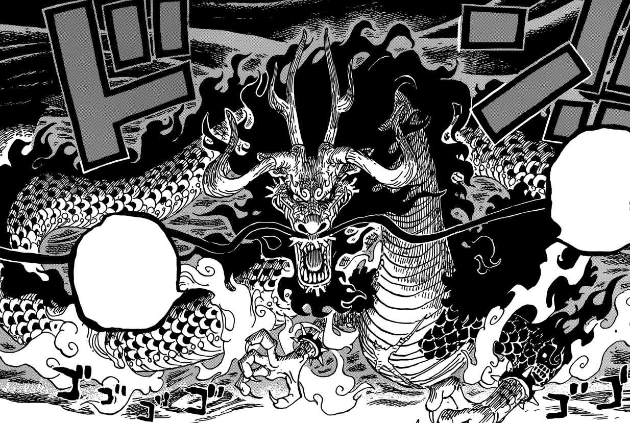 One Piece Kaido S True Form Before He Becomes A Devil Fruit User