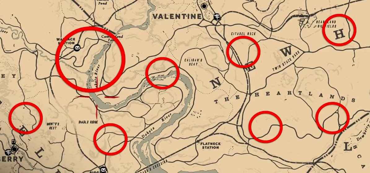 Red Dead Redemption 2 Locatie schatzoeker met hoge inzet