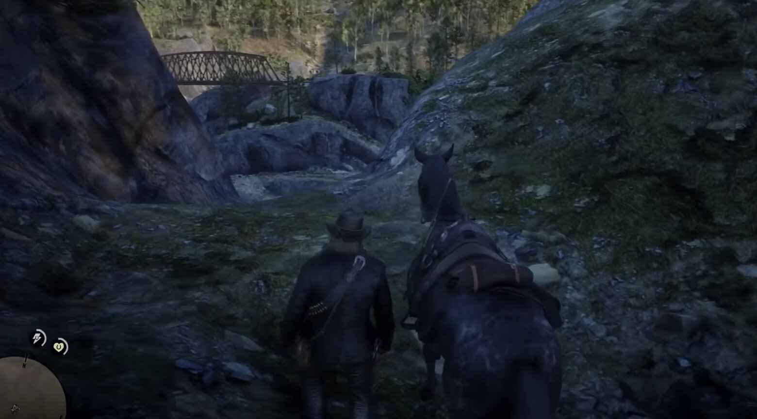 Red Dead Redemption 2 High Stakes-Schatzkarte 3 Brücke