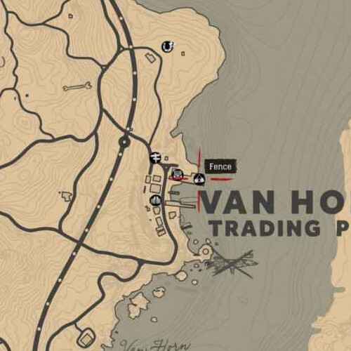 Van Horn Trading Post Fence Vendor Location
