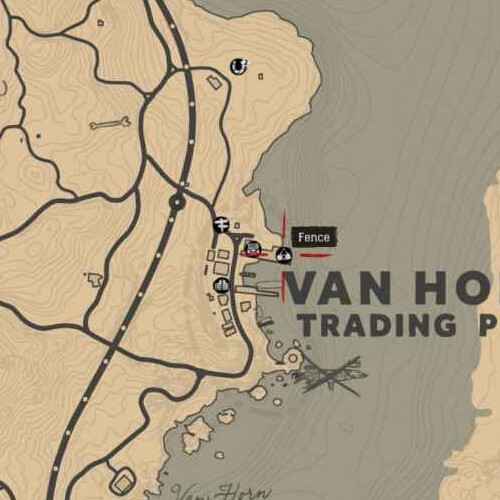 موقع بائع سياج موقع Van Horn Trading Post