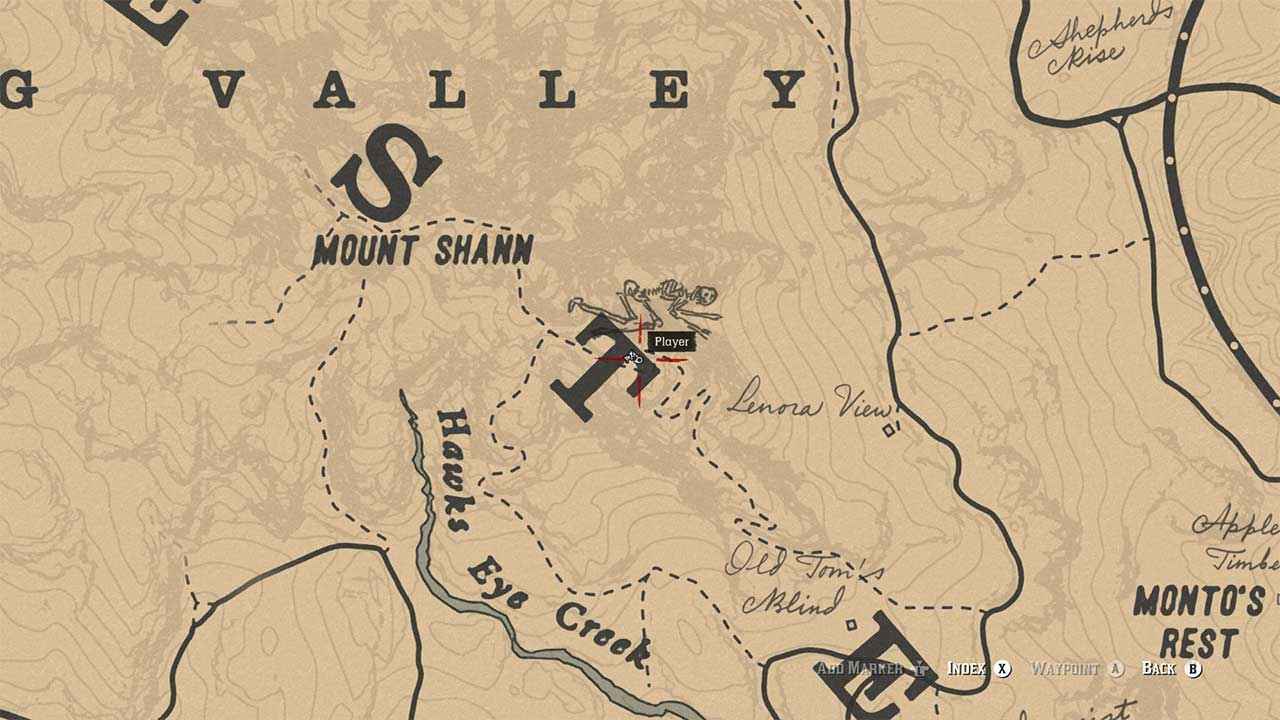 Rédemption de Red Dead 2 Giant Remains Location