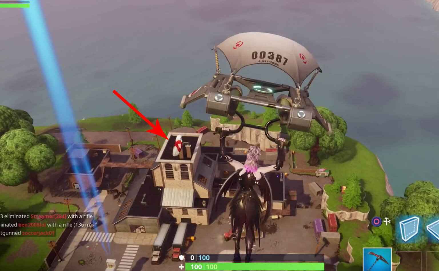 Flush Factory Secret Banner Location