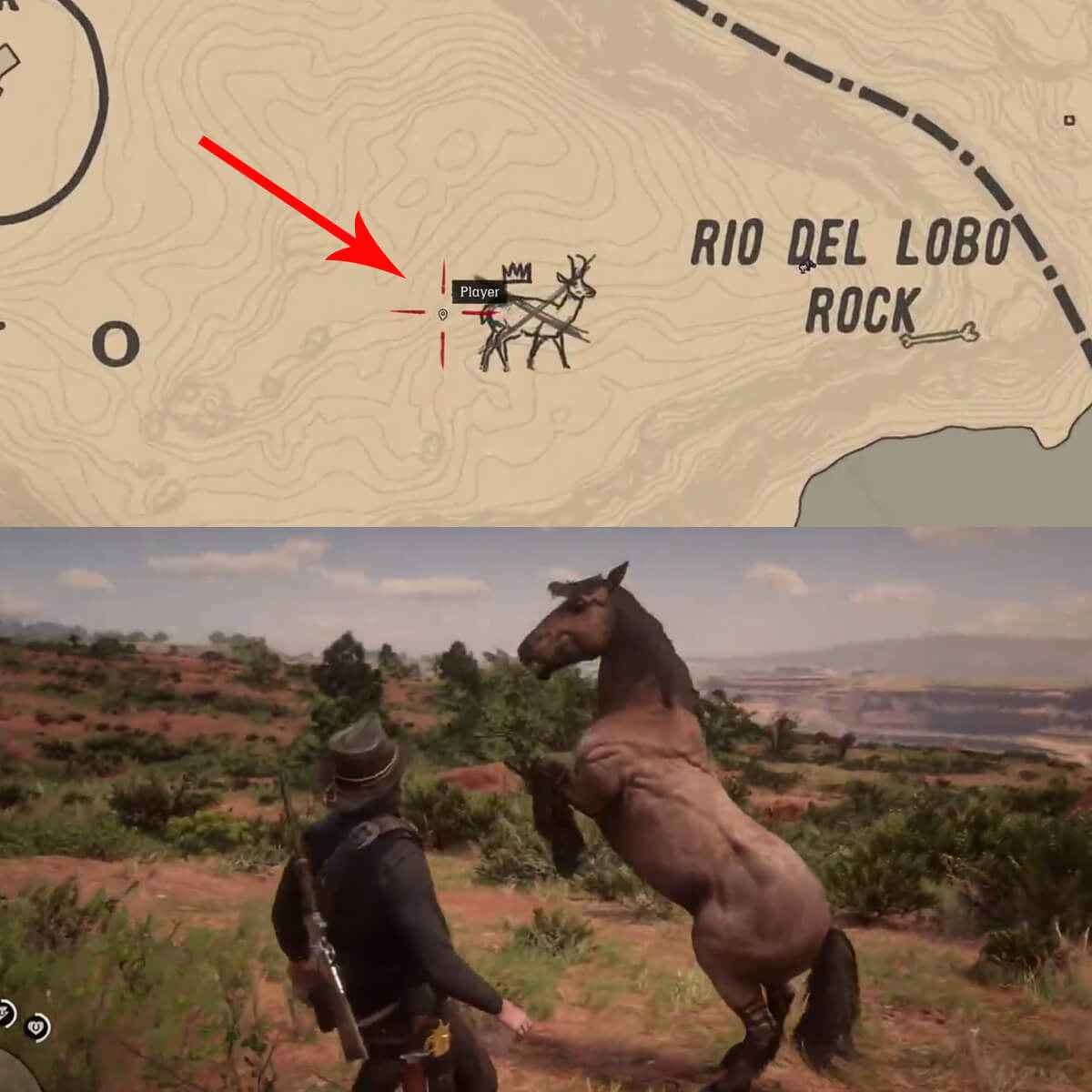 red Dead Redemption 2 Wild Mustang w tygrysie paski