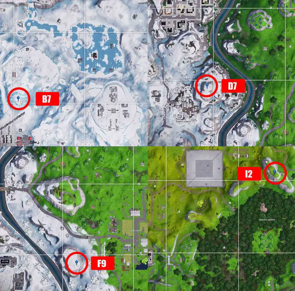Giant Candy Canes Locations