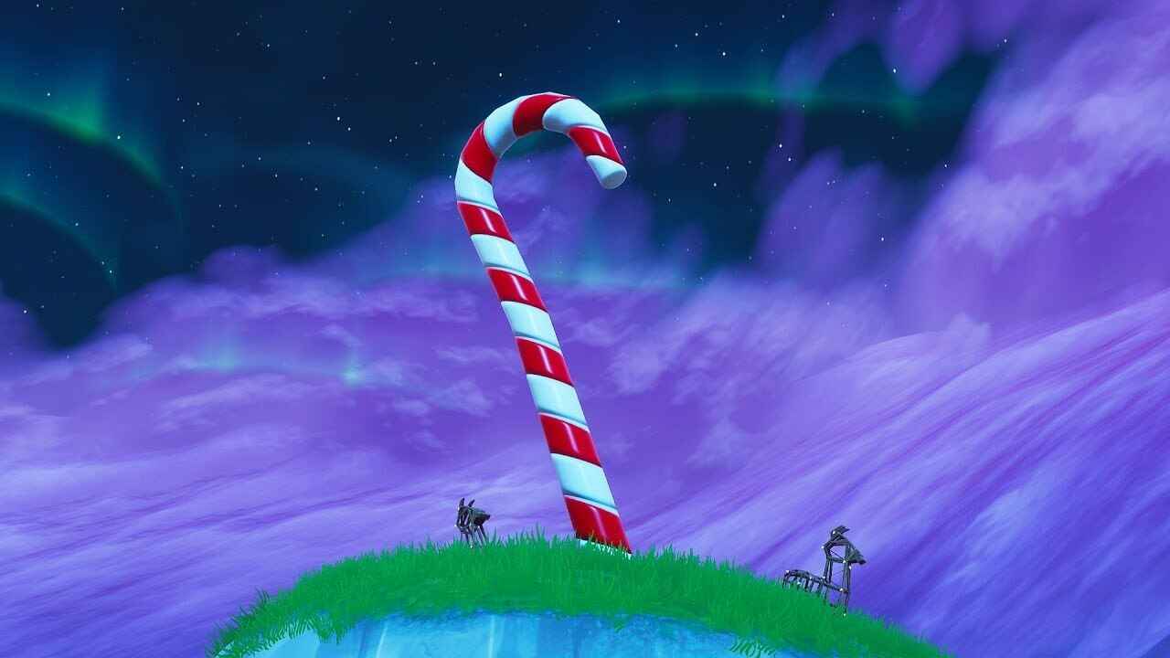 Fortnite Giant Candy Cane-Standorte