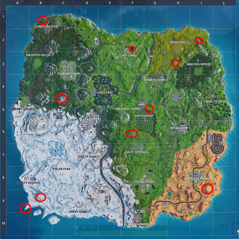 All Forbidden Dance Locations