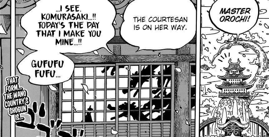 Chapitre One Piece 927 Orochi Dragon Silhouette