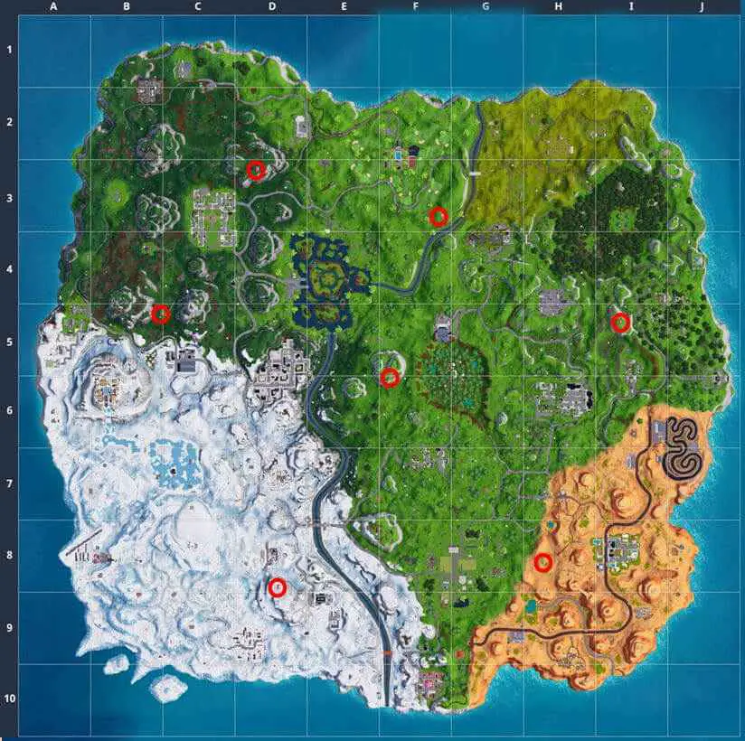 Fortnite All Expedition Outpost Locations