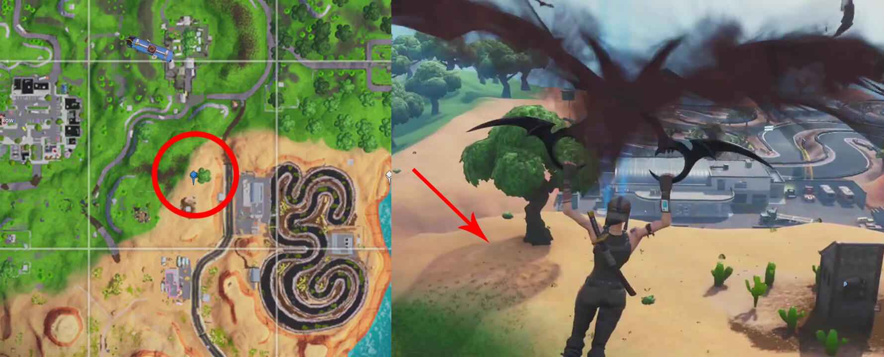 موسم Fortnite 7 أسبوع 10: Secret Banner Location