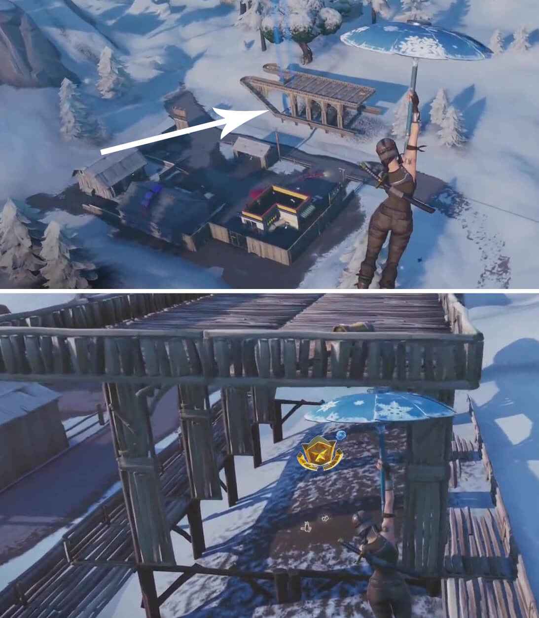 موسم Fortnite 7 أسبوع 9 Battle Star Location