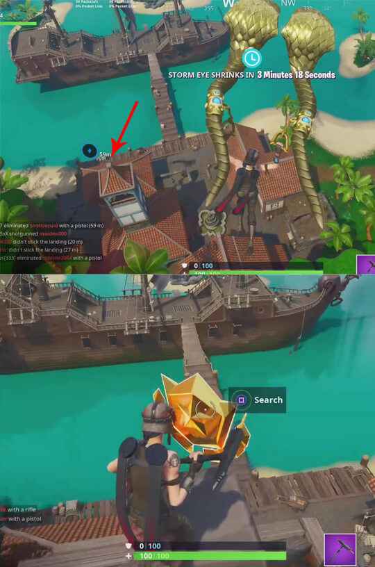 fortnite season 8 secret battlestar location week 1 - all fortnite battle star locations season 8