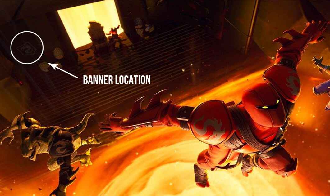 Fortnite-seizoen 8 Week 2 Banner Location