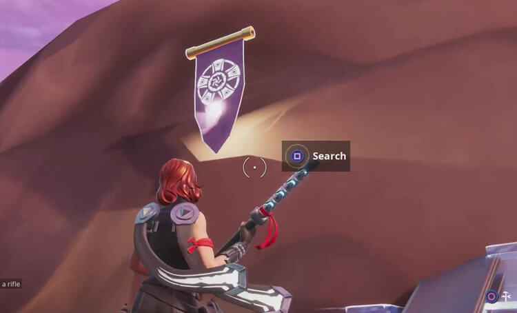 Temporada Fortnite 8 Semana 10 Bandeira Secreta