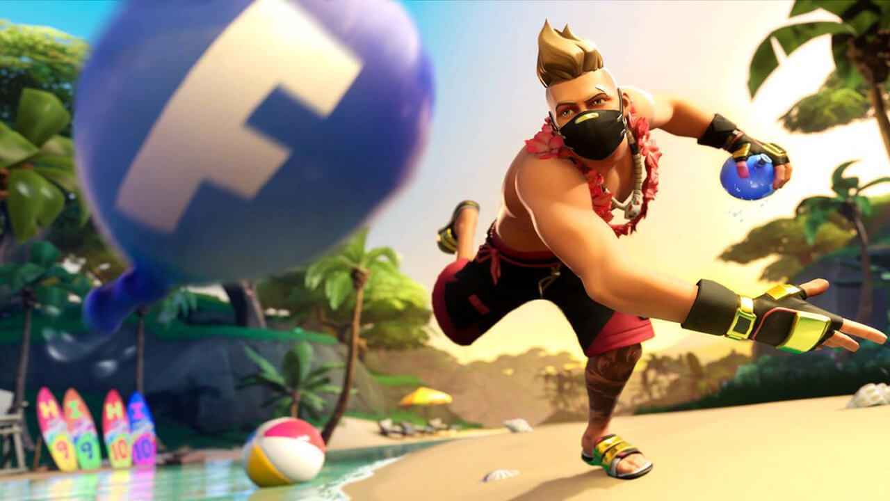 Desafío del globo de agua Fortnite