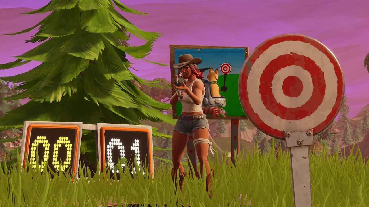 Fortnite Firing Range Targets