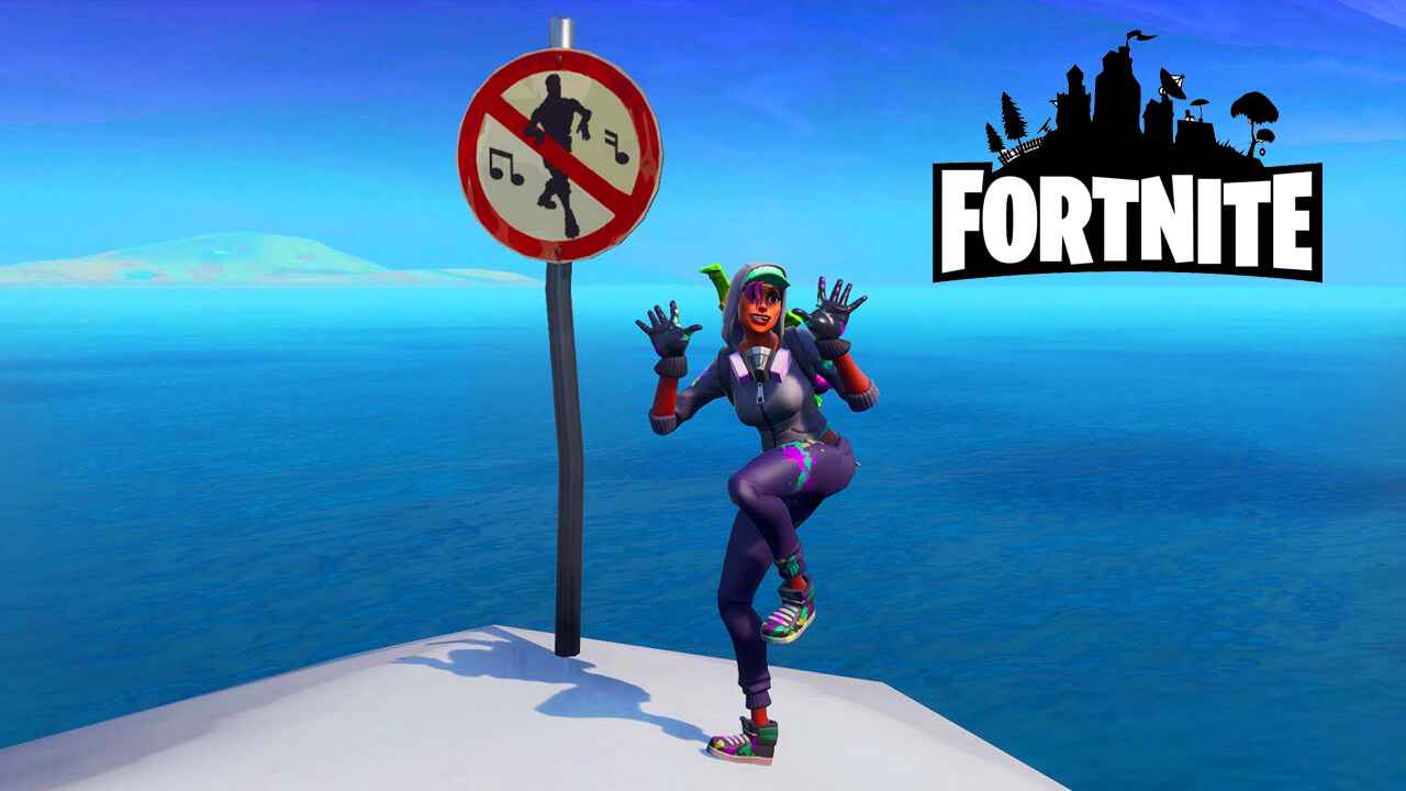 Fortnite-seizoen 10 No Dancing Signs