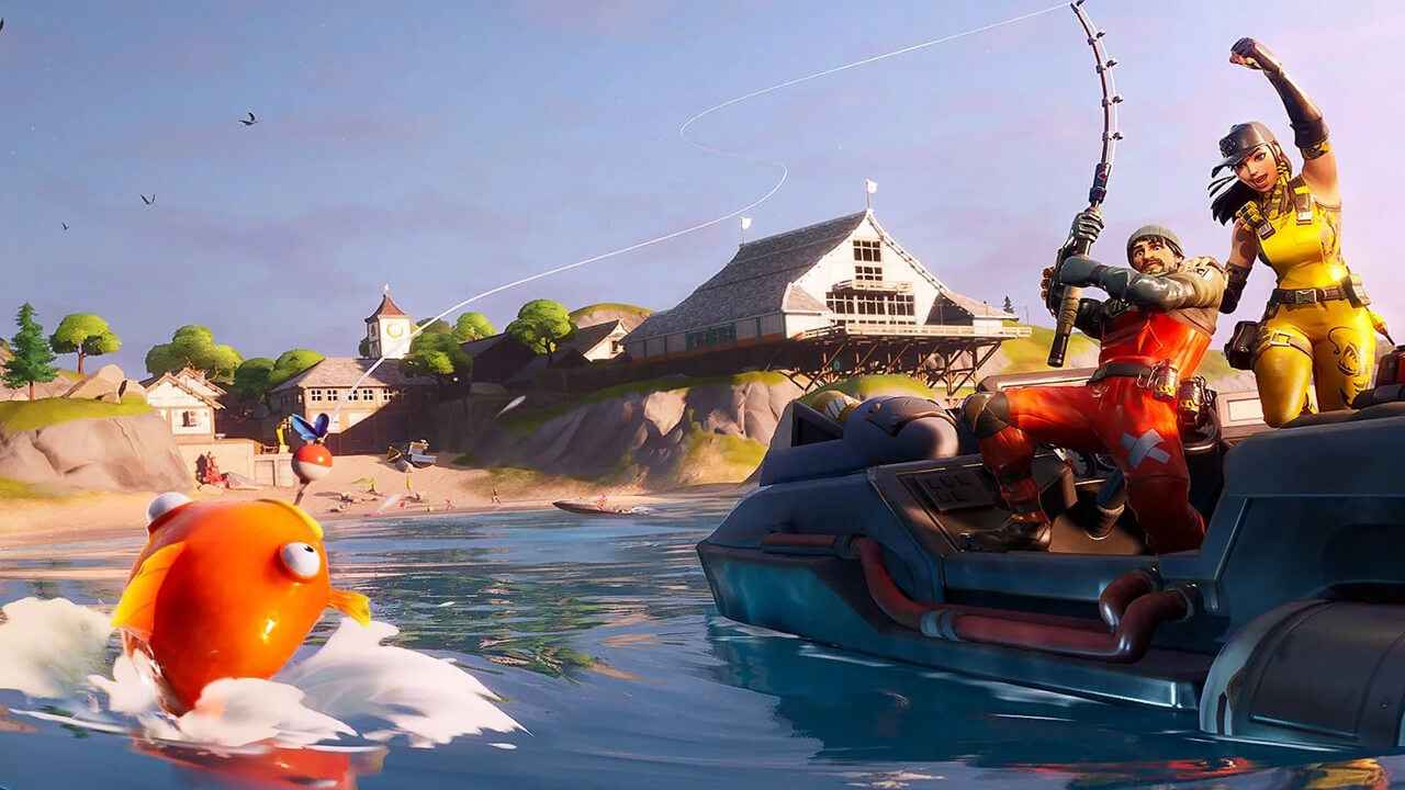 Chapitre fortnite 2 Faire de la pêche