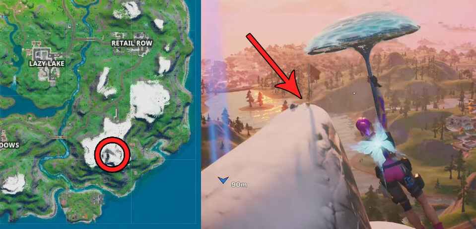 Chapitre fortnite 2 Highest Mountain