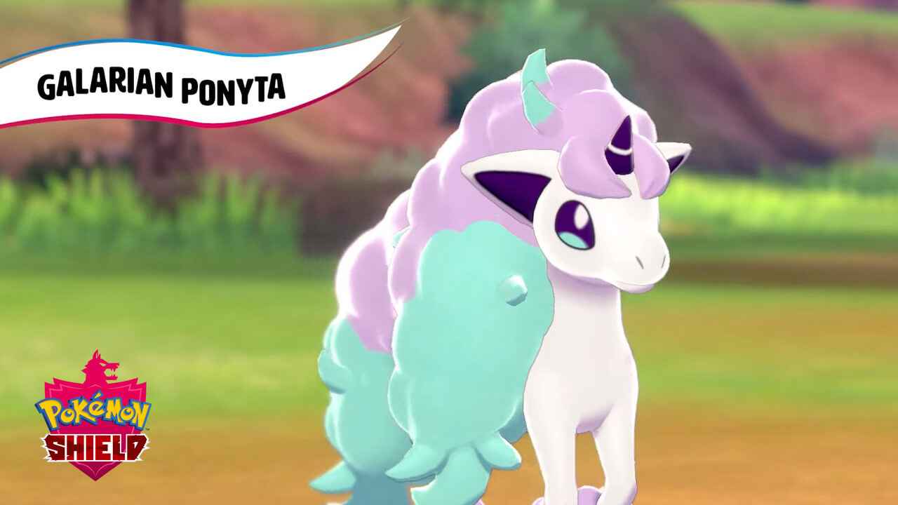 Pokemon Scudo Ponyta Galarian