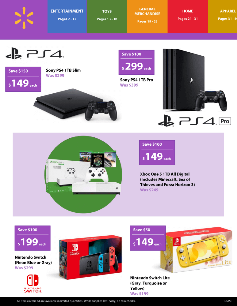 Huge Console Price Drop Spotted on a Leaked Walmart Black Friday Ad