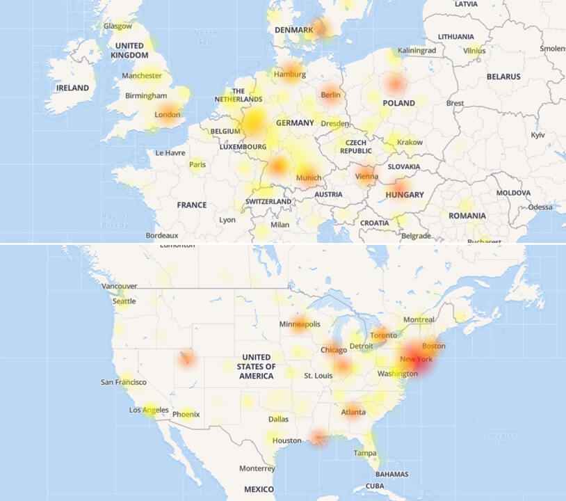 Escape from Tarkov Outage Map