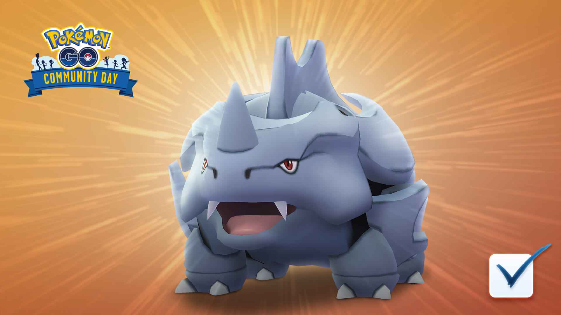 Día de la comunidad de Pokémon GO Rhyhorn