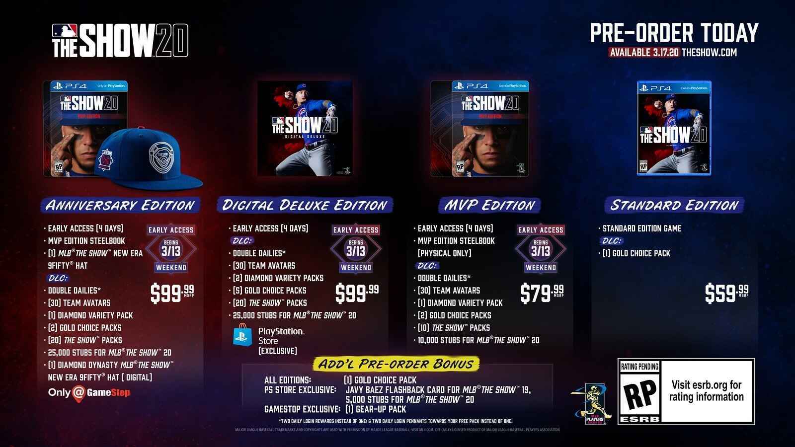 Program MLB 20 Editions