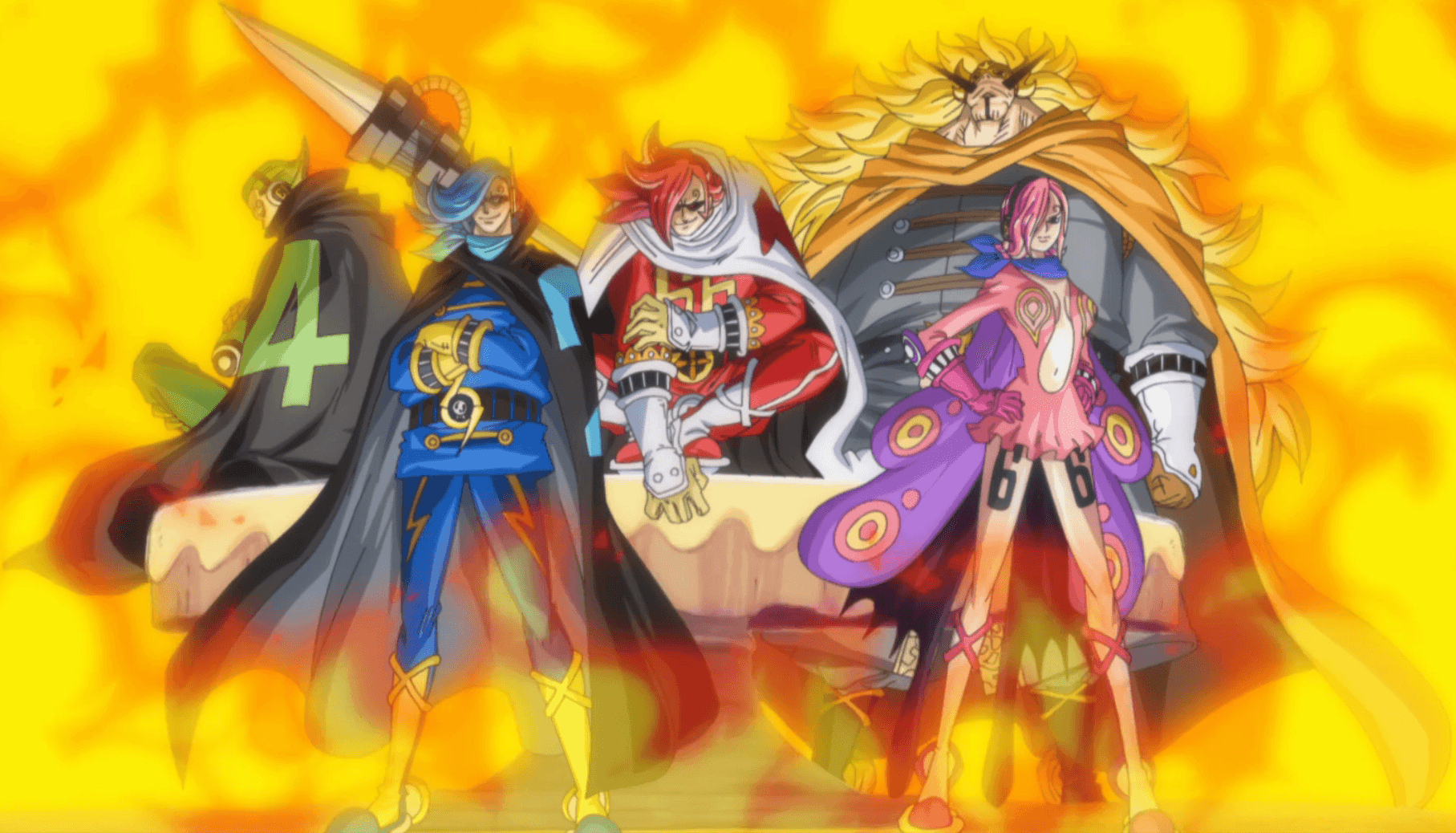 One Piece Germa 66 Raid Suits