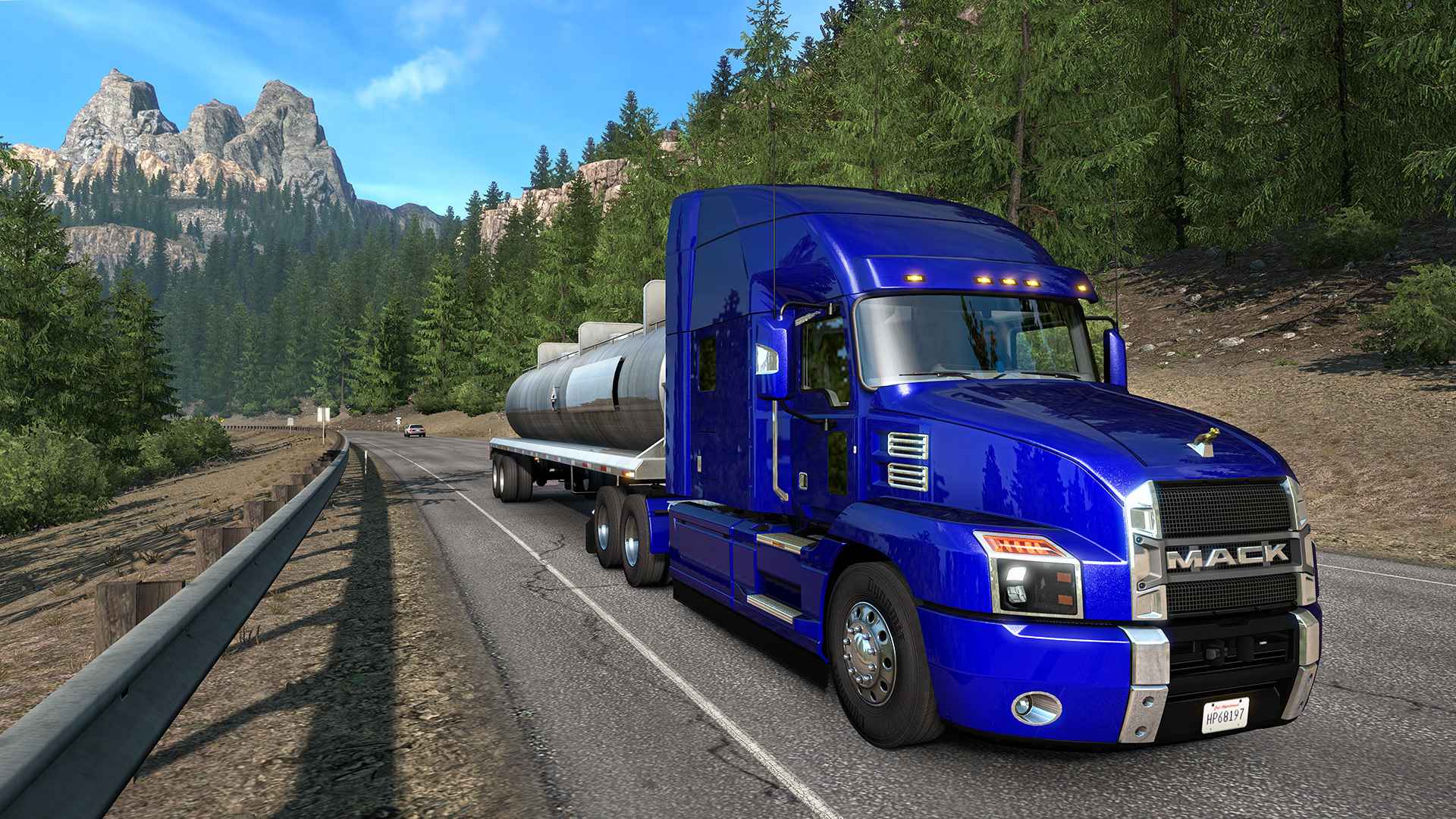Играть 1 трек. Американ Truck Simulator 2. Mack Anthem ATS. Евро Американ трак симулятор. Трак симулятор 2023.