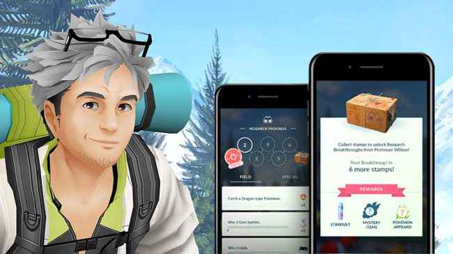 Recherche sur le terrain de Pokemon GO