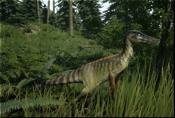 Il Velociraptor dell'isola