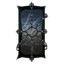 Black metal tower shield