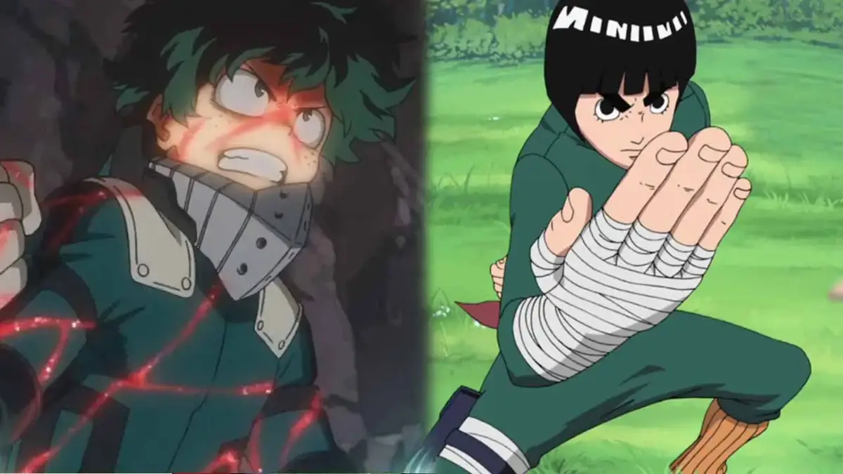 5 Similarities Of Izuku Midoriya From Mha And Rock Lee From Naruto - rock lee roblox avatar