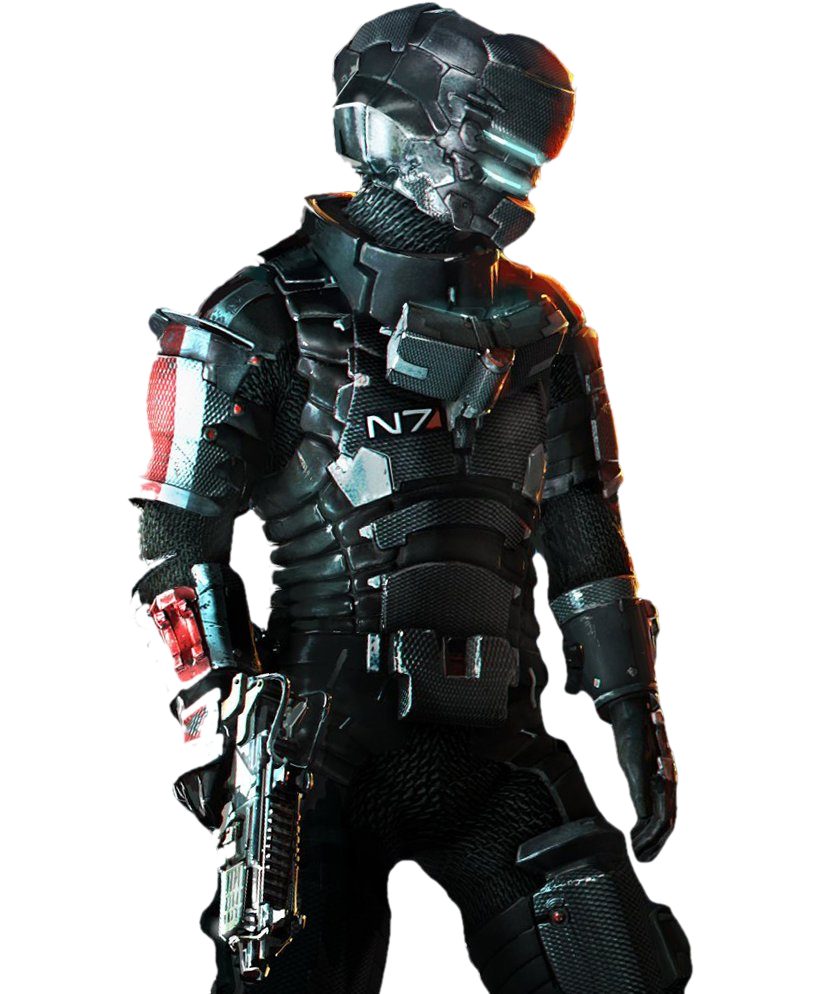 All unused suits in Dead Space 3