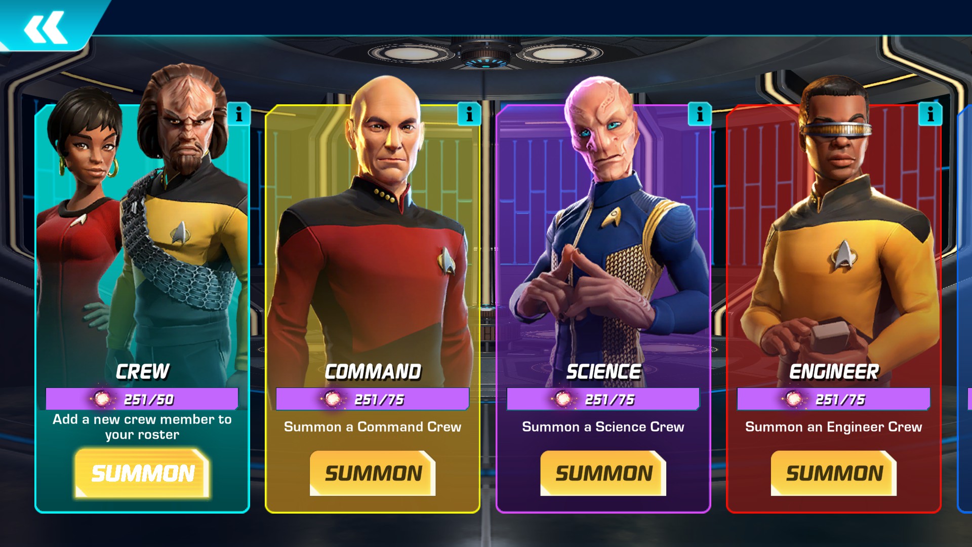 star trek legends equipment